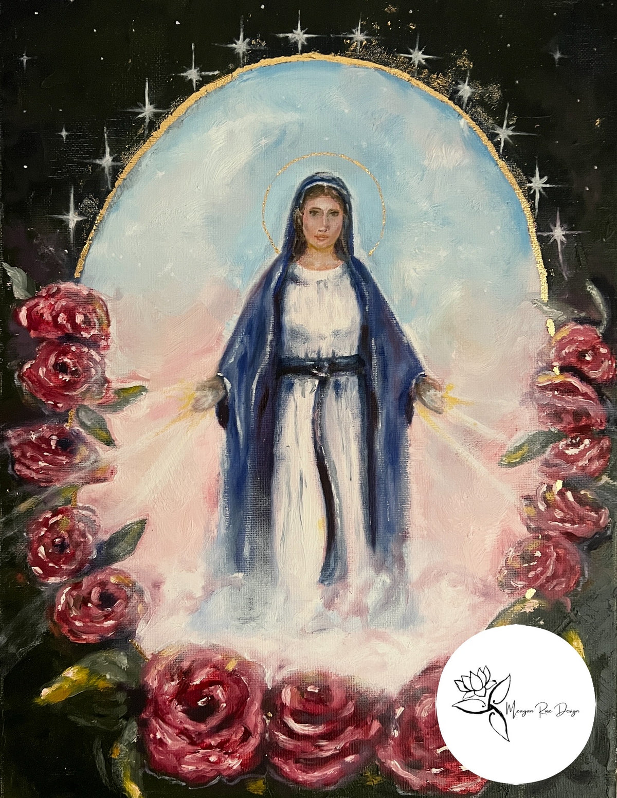 Under Mary's Protection Coloring Page