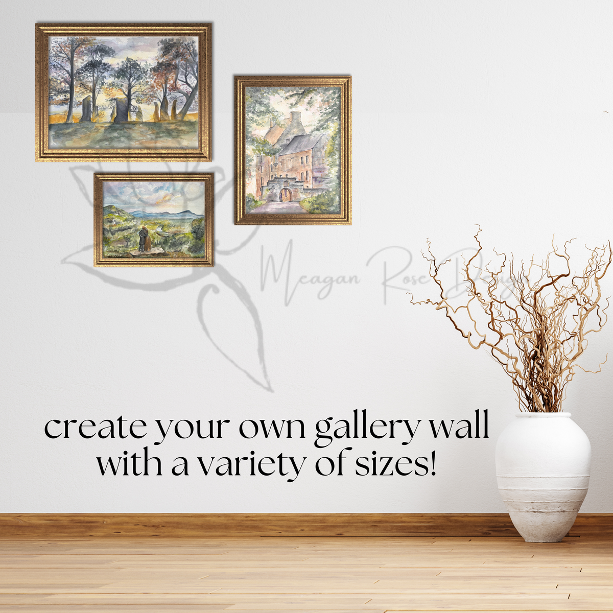Lallybroch Watercolor Print | Digital Downloads | Outlander-Inspired Digital Download